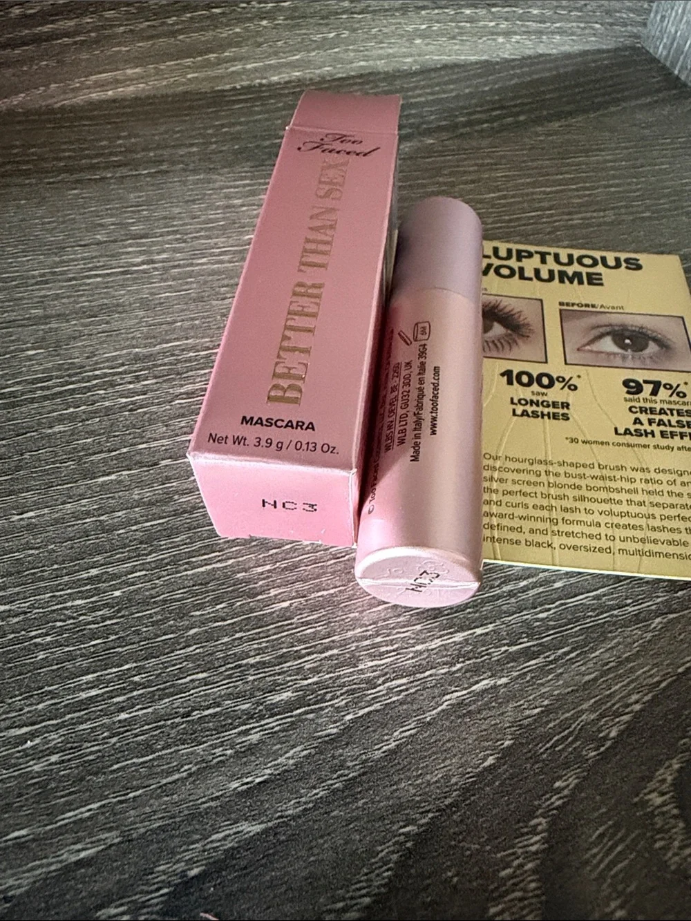 Too Faced never been
